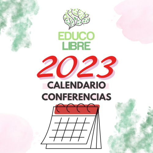 calendario 2023 anual acuarela floral rosado (1080 × 1080 px)